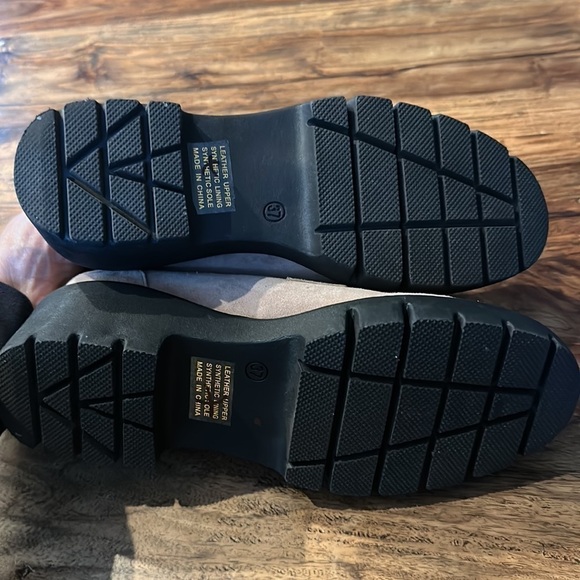 SILENT D For Anthropologie Xain Loafers in Taupe Sz37 - Picture 9 of 13